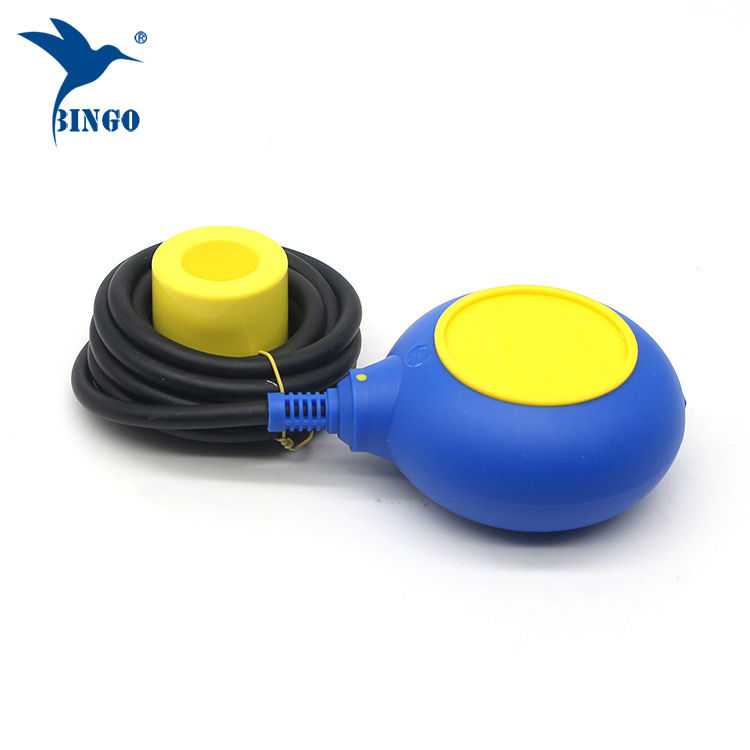 MAC 3 ტიპის დონის მარეგულირებელი ყვითელი და ლურჯი ფერის კაბელის float switch